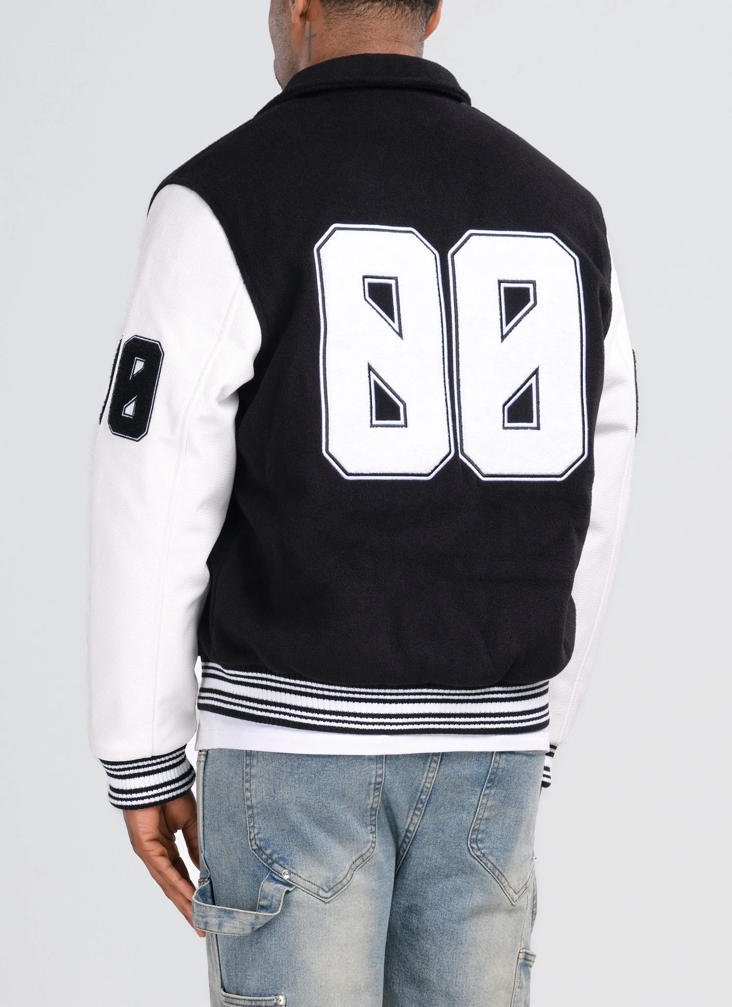 All Star Varsity Jacket - Black - Image 3