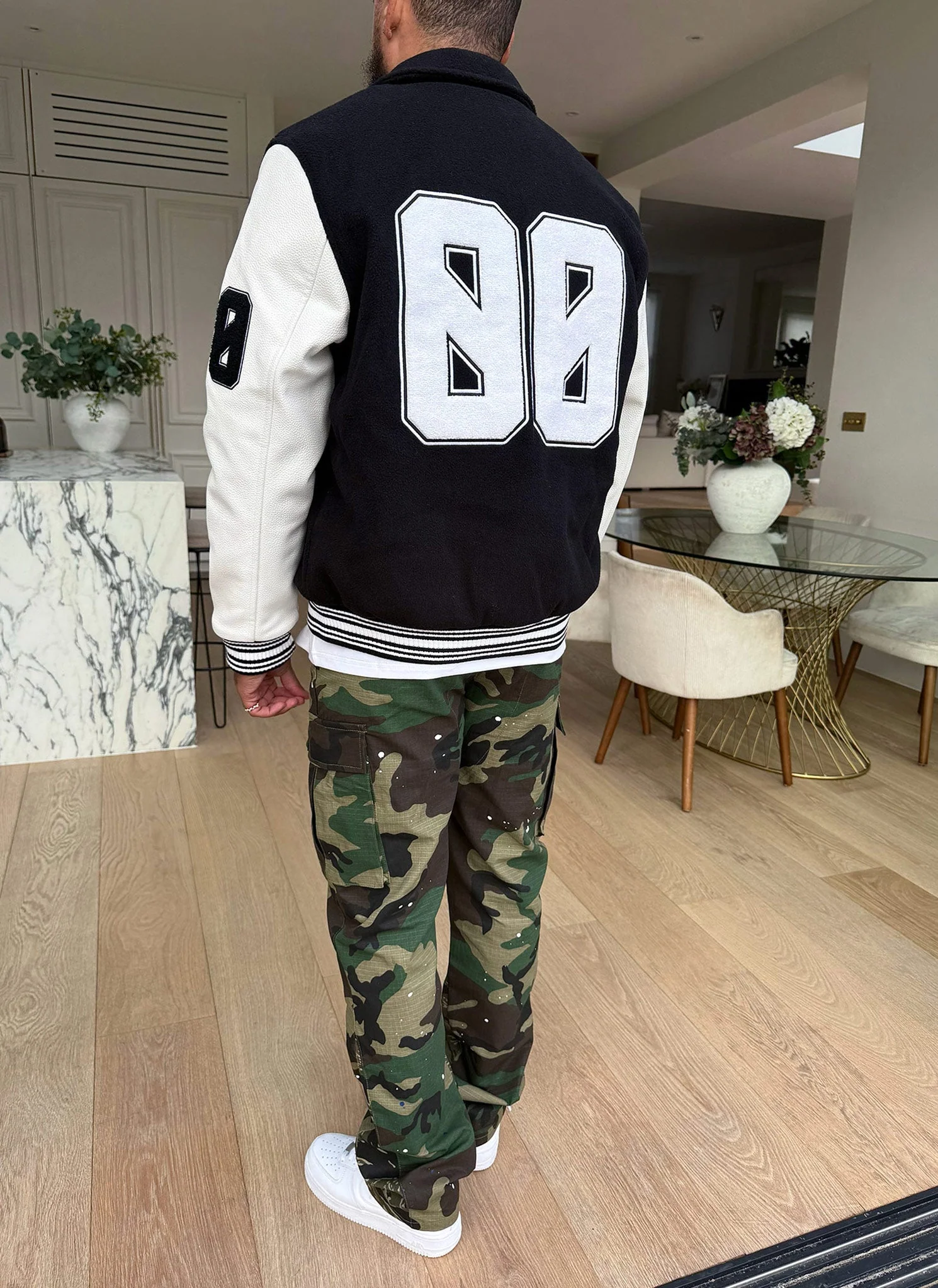 All Star Varsity Jacket - Black - Image 9