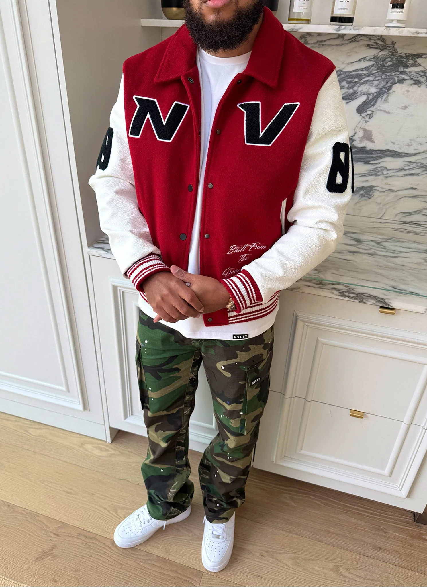 All Star Varsity Jacket - Red - Image 10