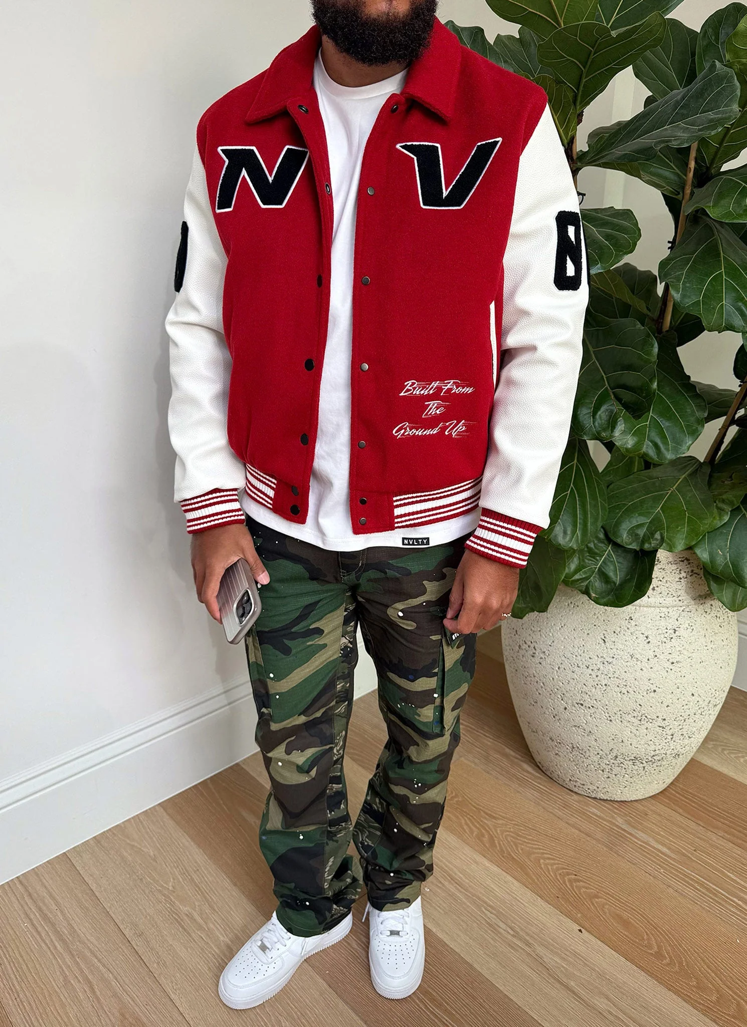 All Star Varsity Jacket - Red - Image 4