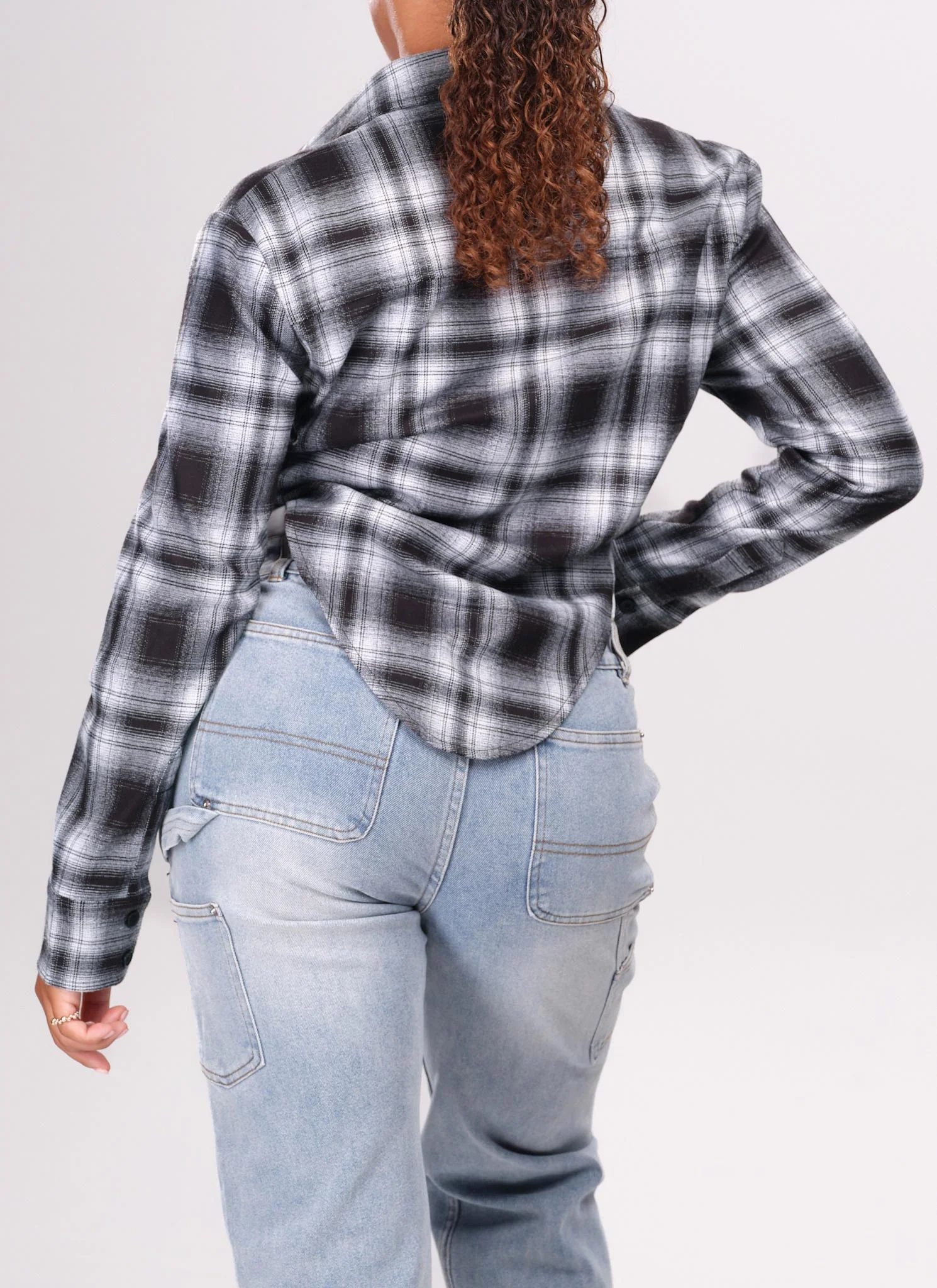 Corset Flannel - Black - Image 3