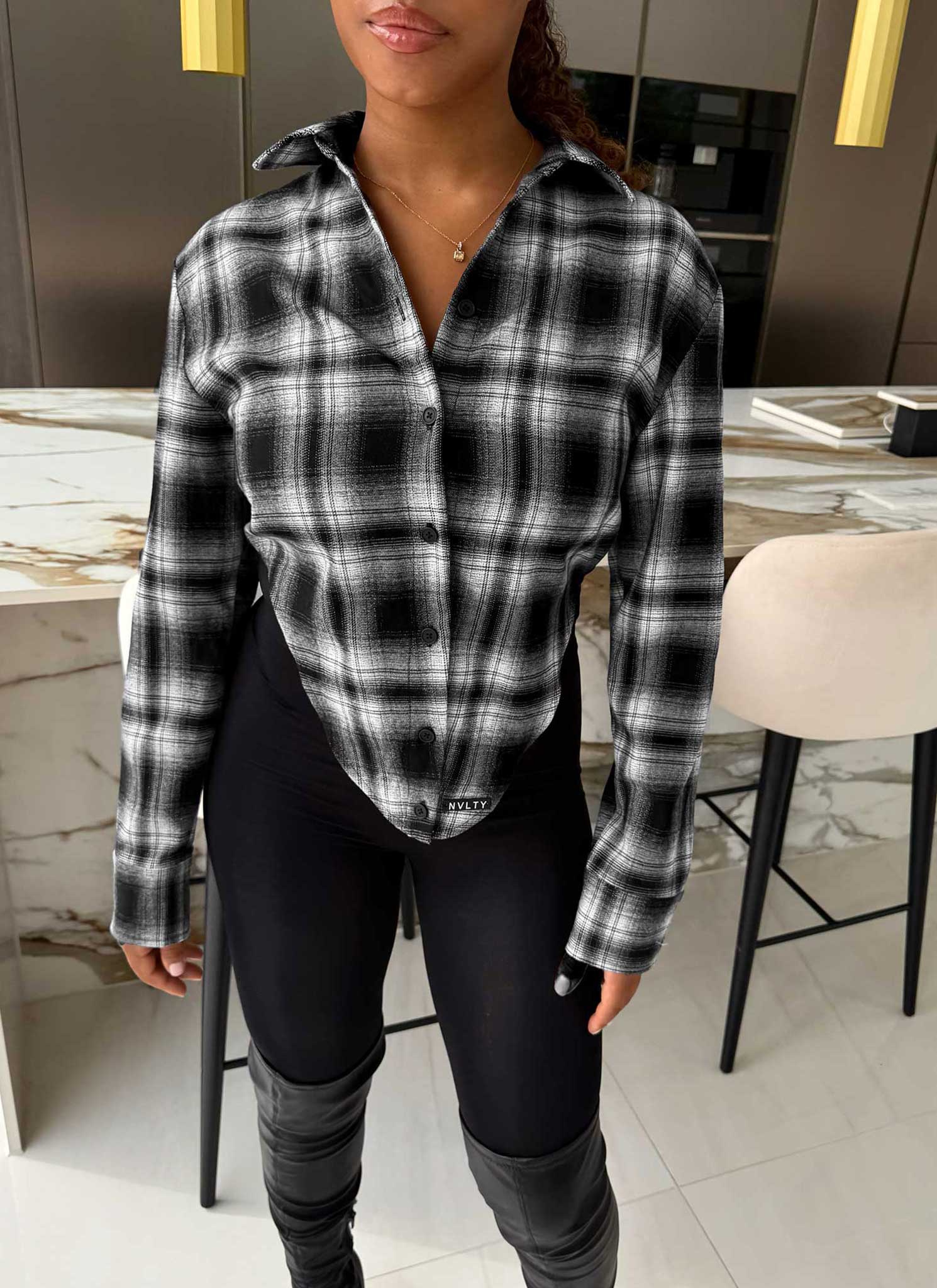 Corset Flannel - Black - Image 6