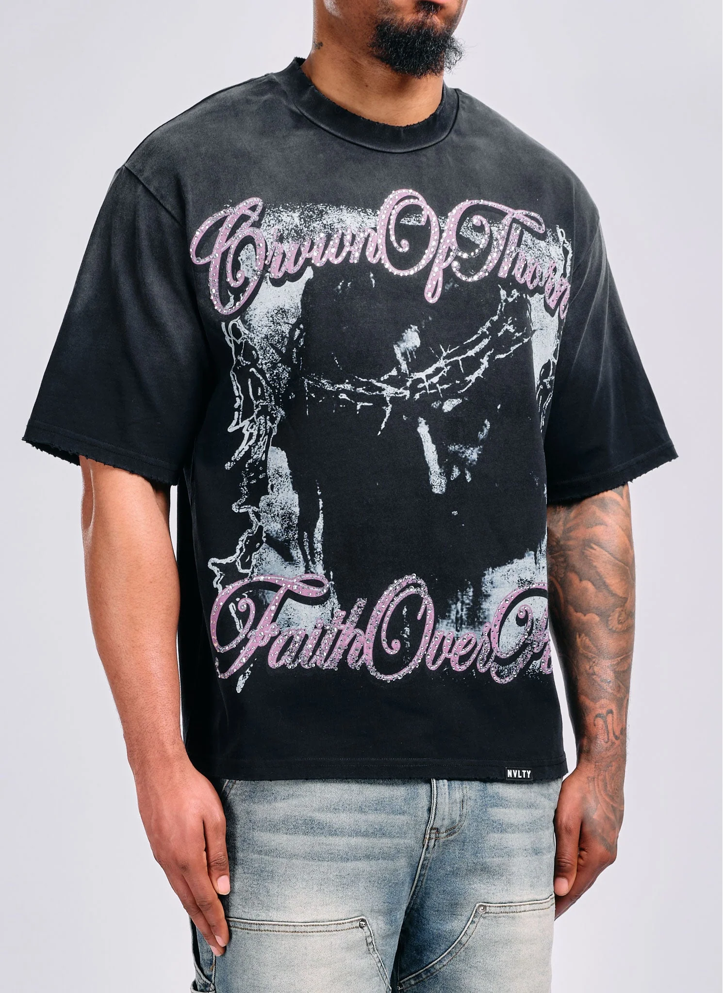 Crown Of Thorns T-Shirt - Black - Image 3