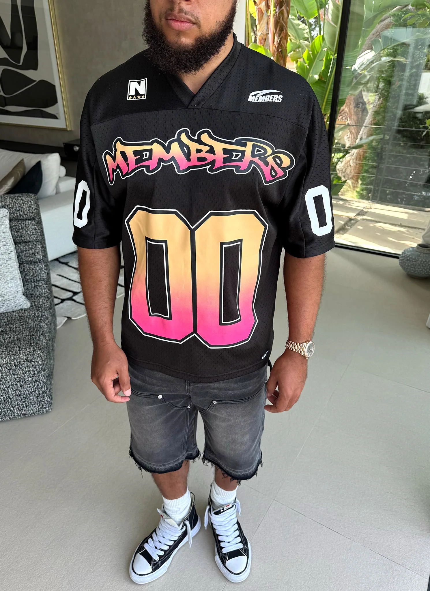 Graffiti Members Jersey - Black - Image 8