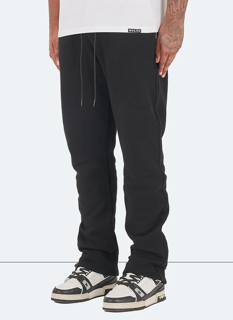 Heavyweight Essential Joggers - Black - Image 2