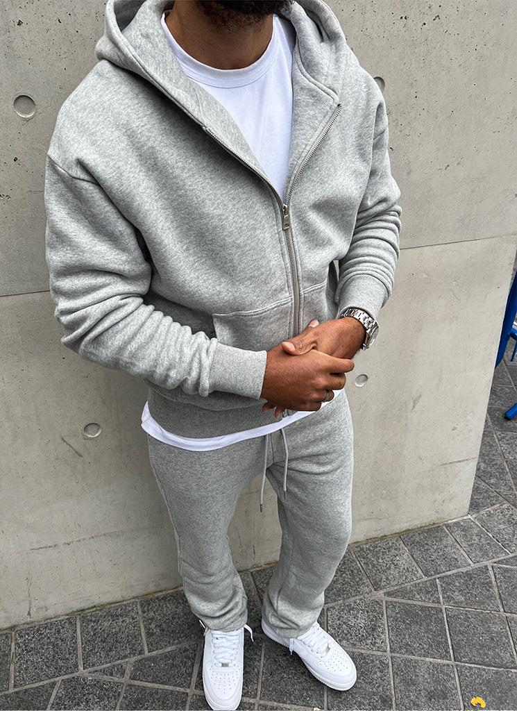 Heavyweight Essential Joggers - Grey - Image 10