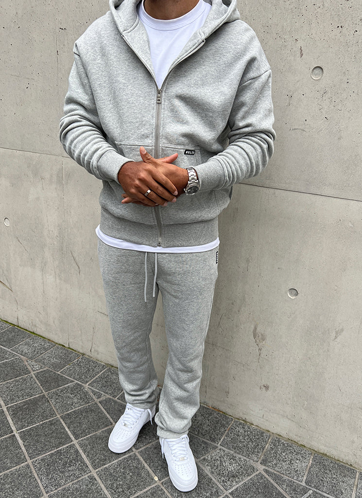 Heavyweight Essential Joggers - Grey - Image 3