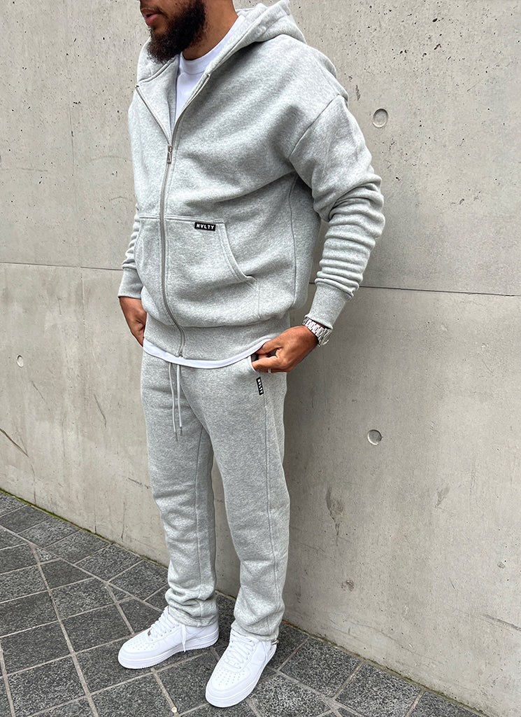 Heavyweight Essential Joggers - Grey - Image 5