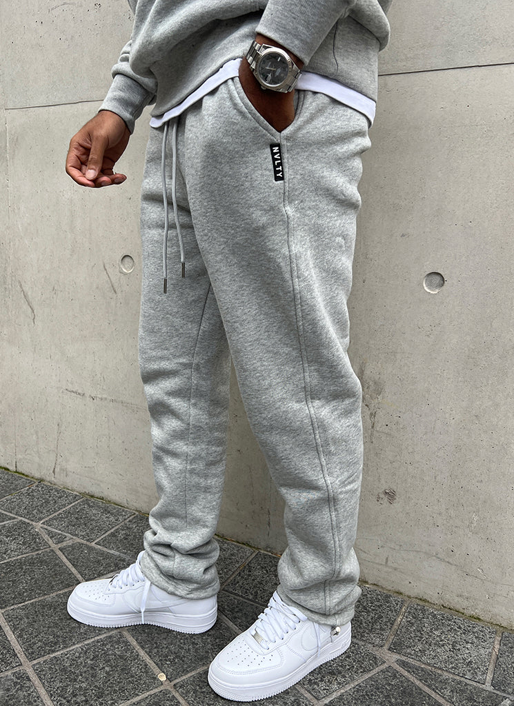 Heavyweight Essential Joggers - Grey - Image 7