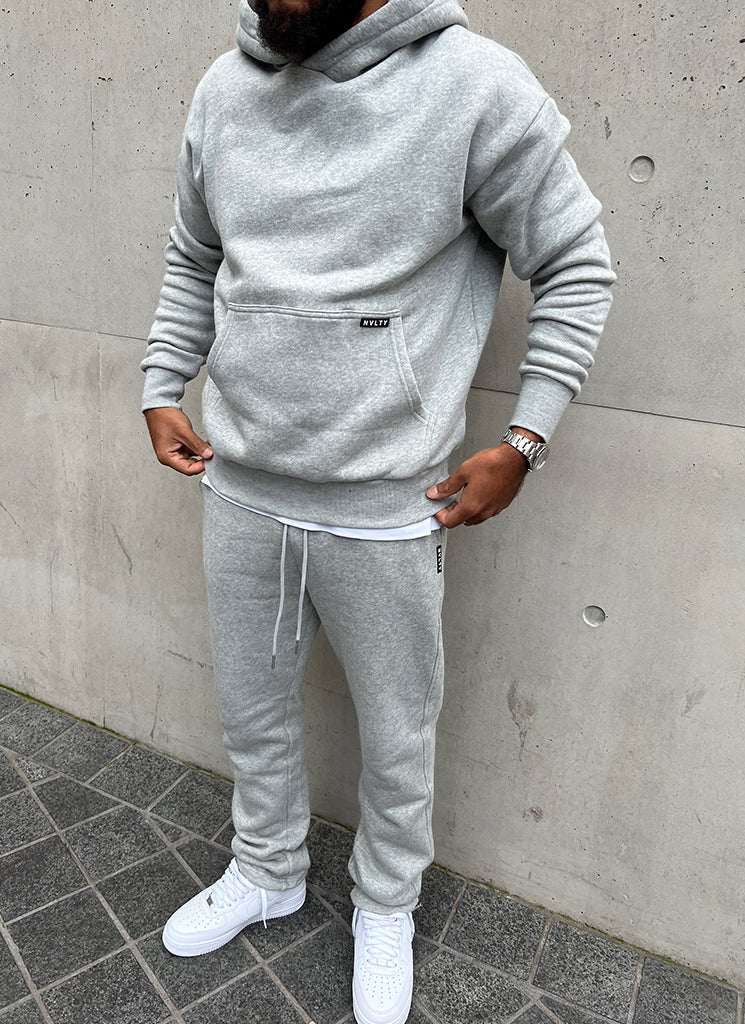 Heavyweight Essential Joggers - Grey - Image 8