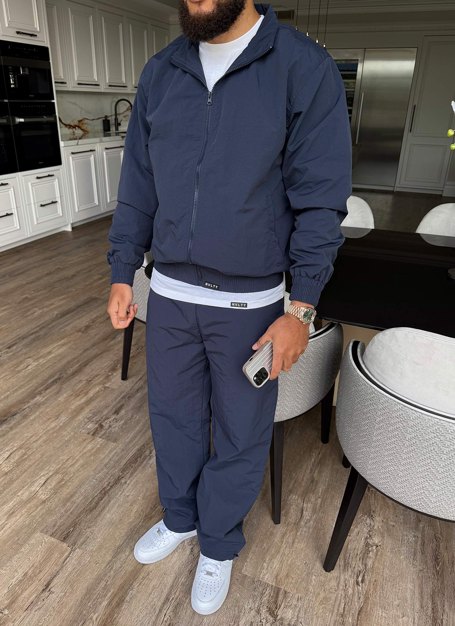 Heavyweight Shell Track Pants - Navy - Image 13