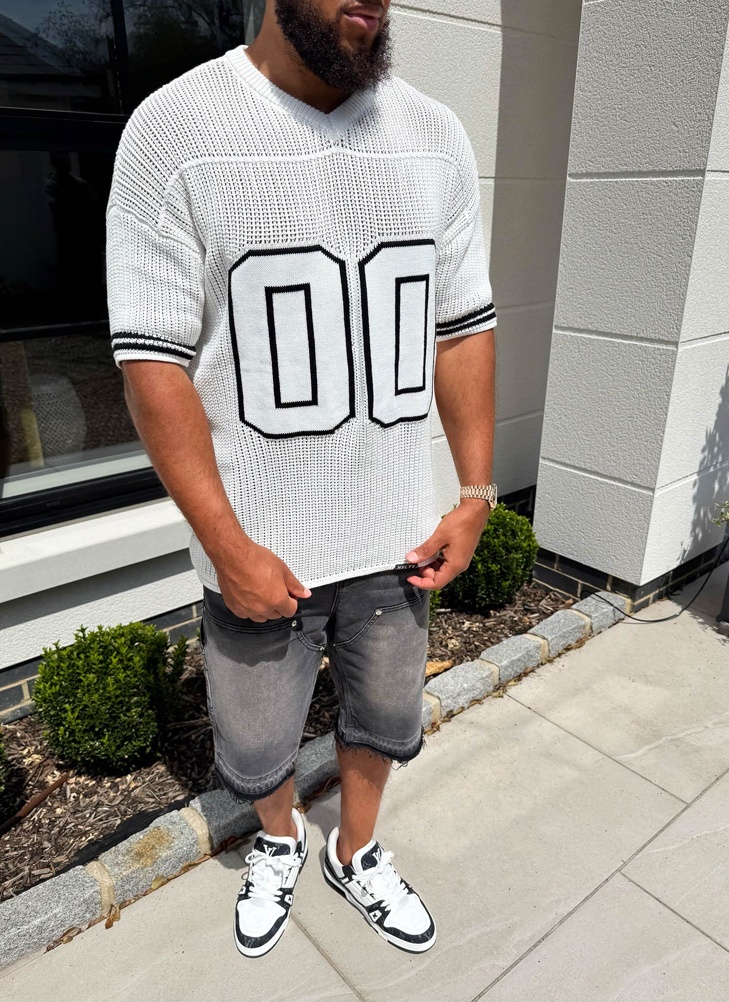 Knitted Members Jersey - Ivory - Image 13