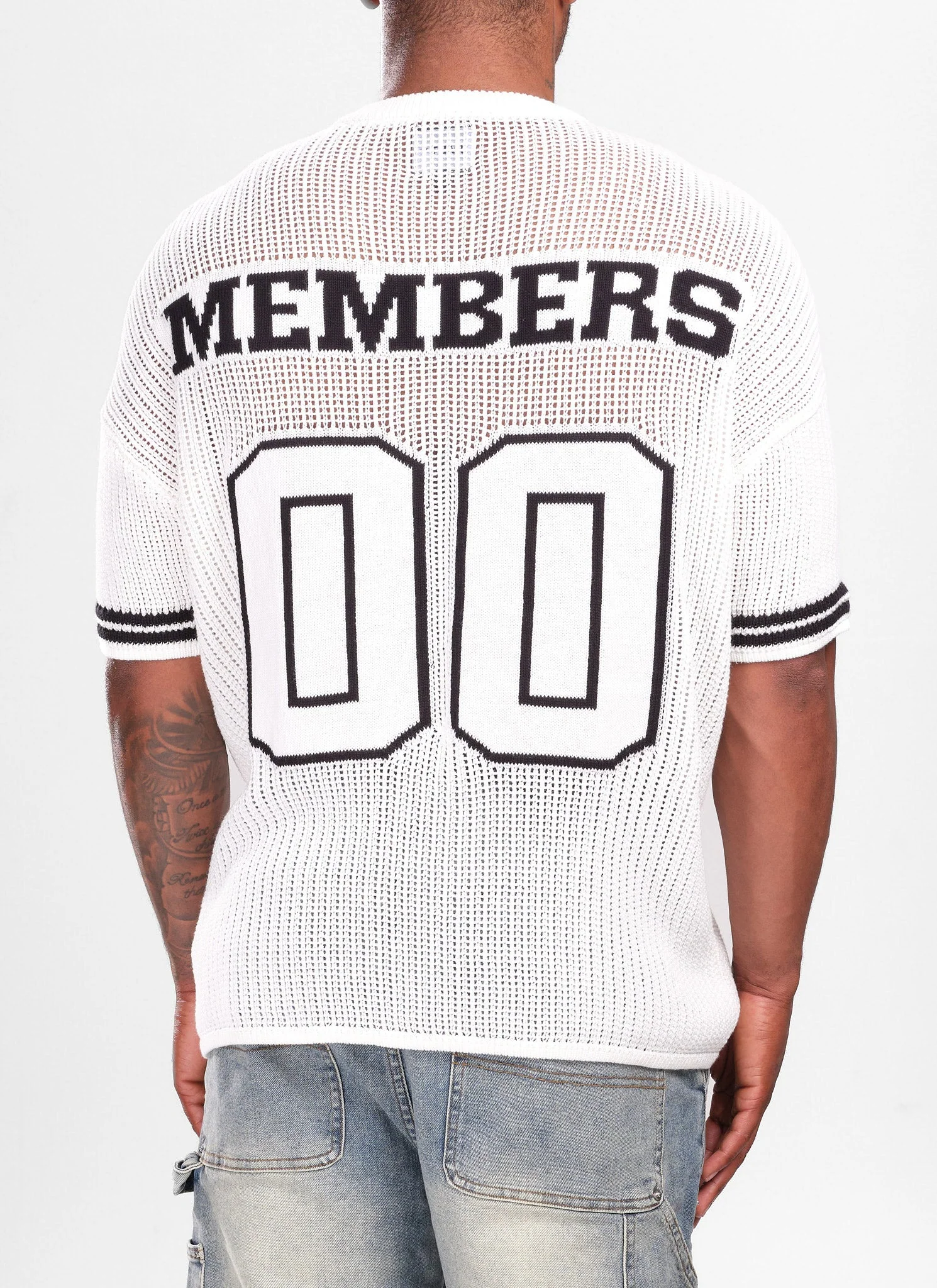 Knitted Members Jersey - Ivory - Image 2