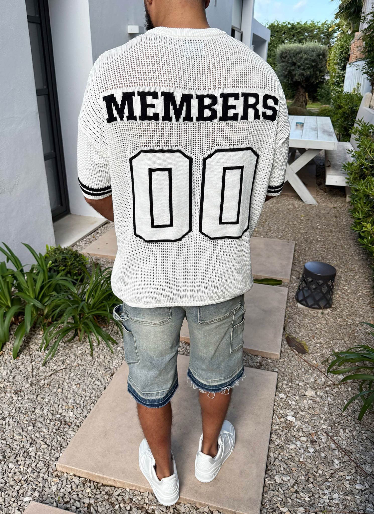 Knitted Members Jersey - Ivory - Image 5