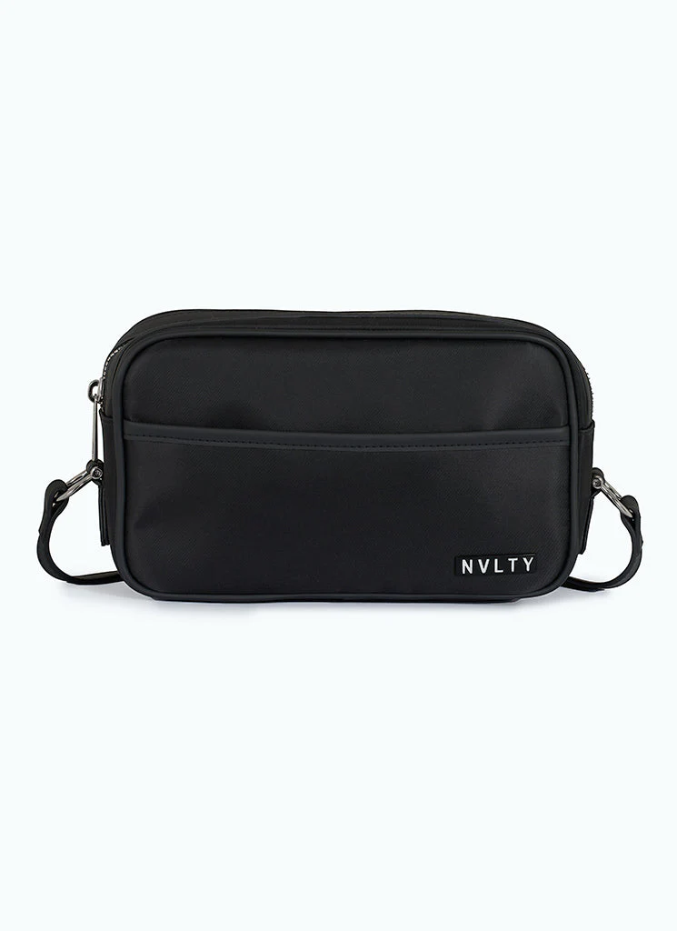 Logo Zipper Crossbody Bag - Black - Image 2