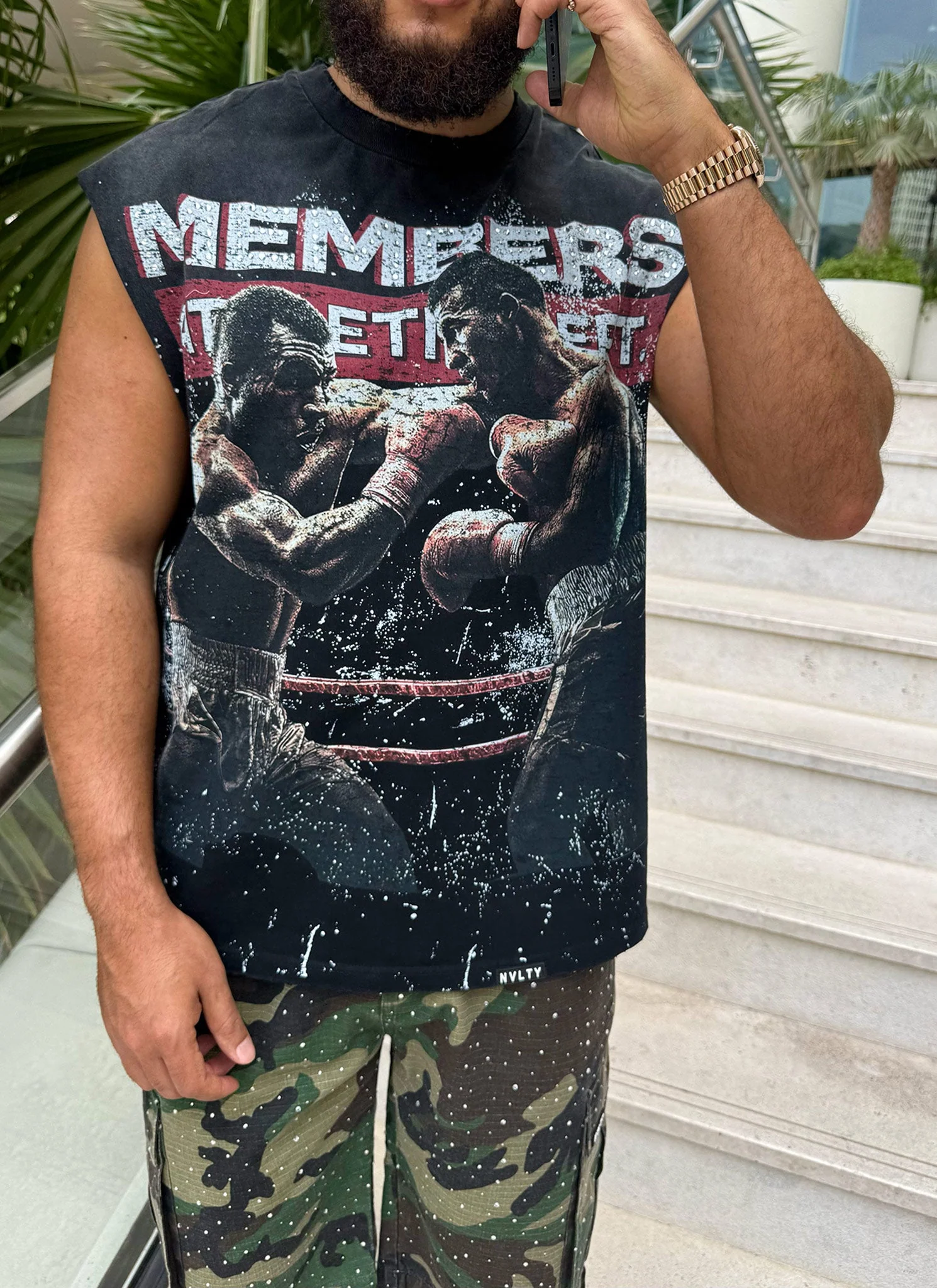 Members Athletic Dept T-Shirt - Black - Image 11