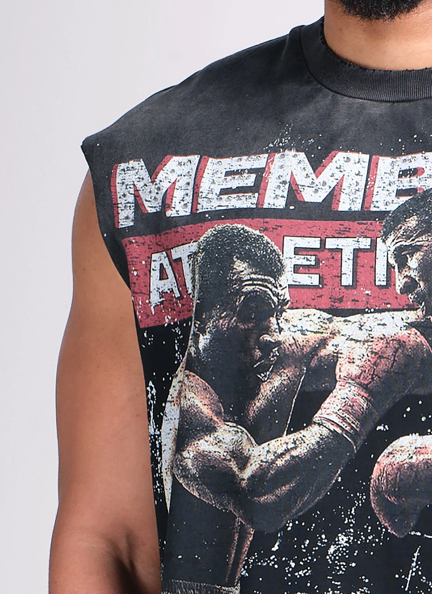 Members Athletic Dept T-Shirt - Black - Image 3