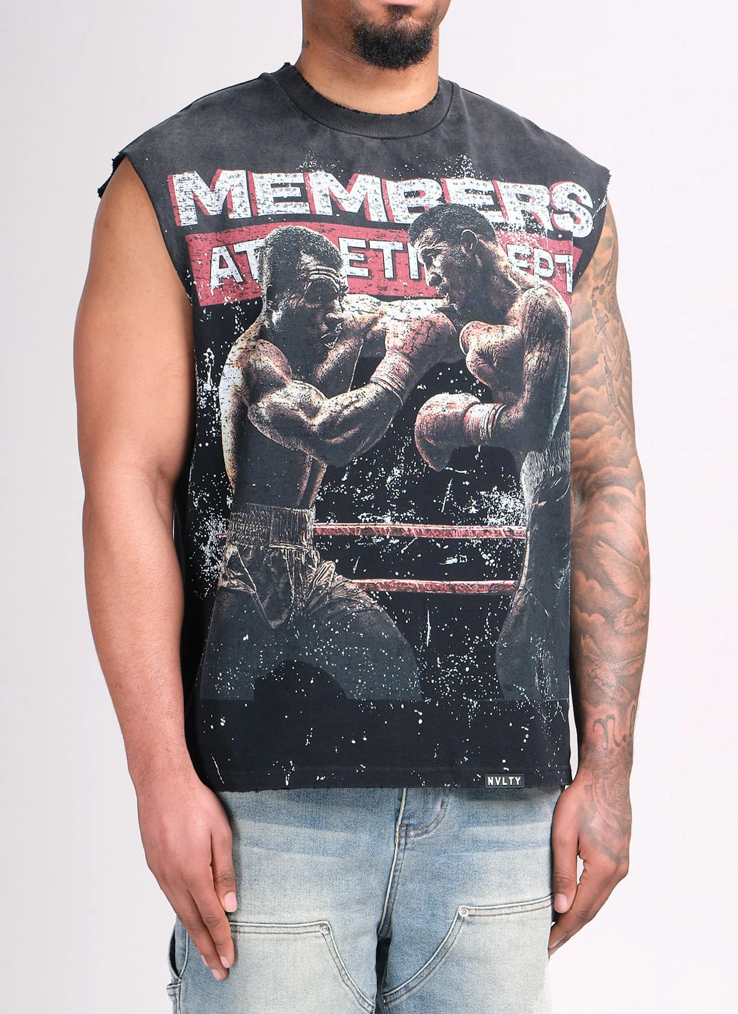 Members Athletic Dept T-Shirt - Black - Image 9