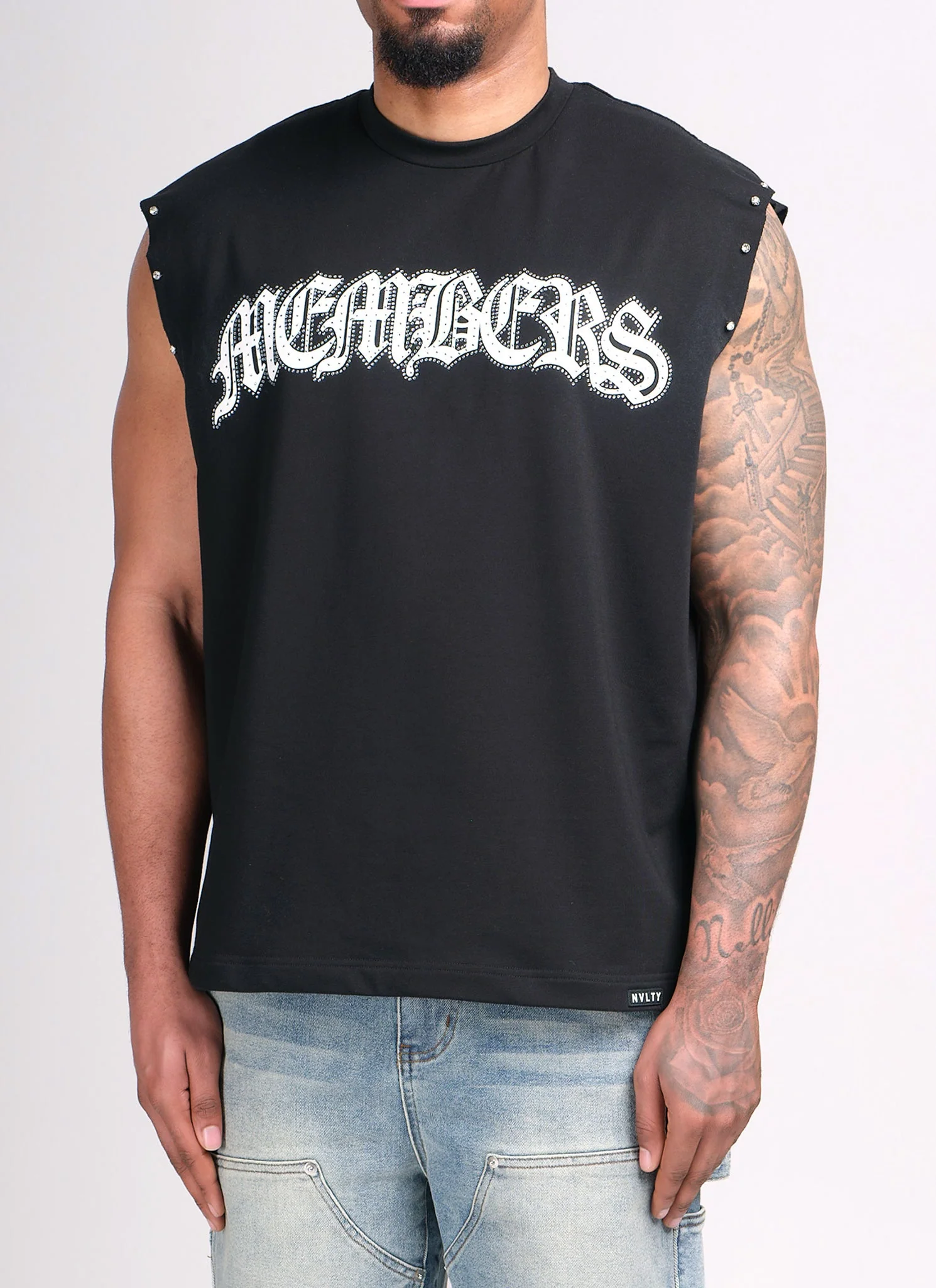 Members Built VVS Sleeveless T-Shirt - Black - Image 5