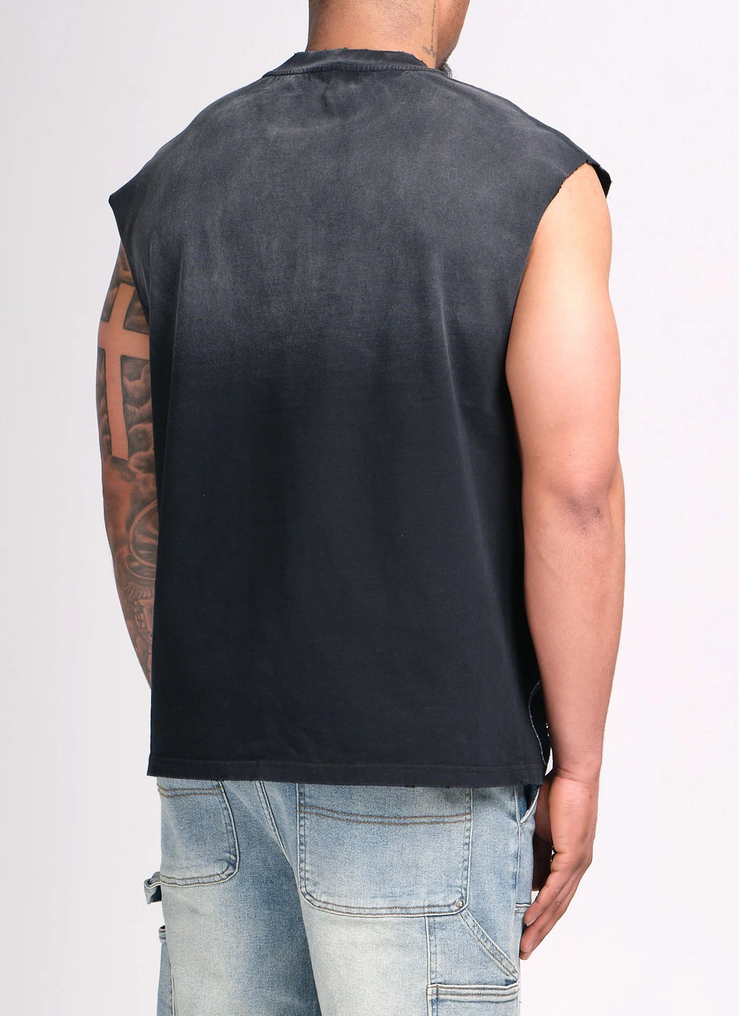 Members Faith Sleeveless T-Shirt - Black - Image 6