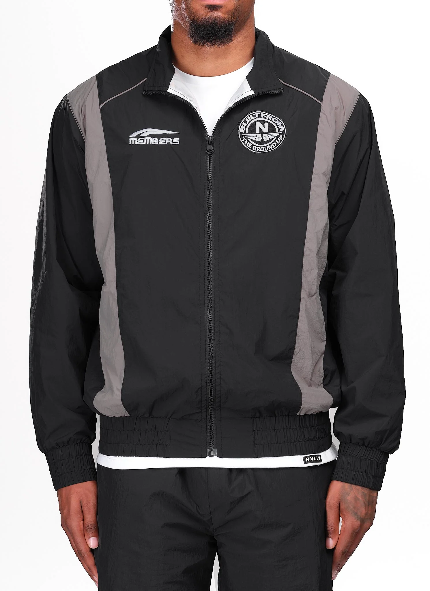 Members Track Jacket - Black