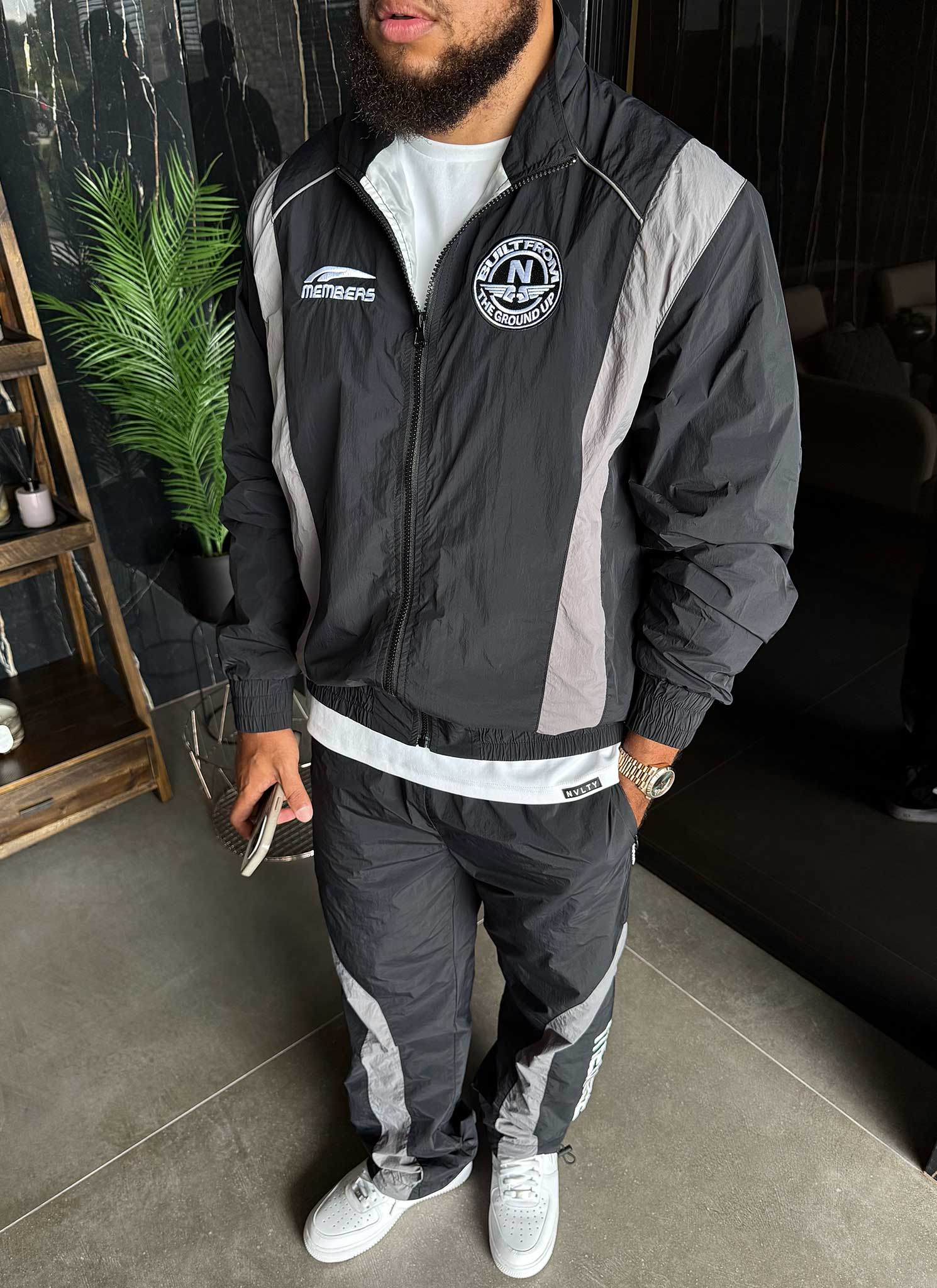 Members Track Pants - Black - Image 10