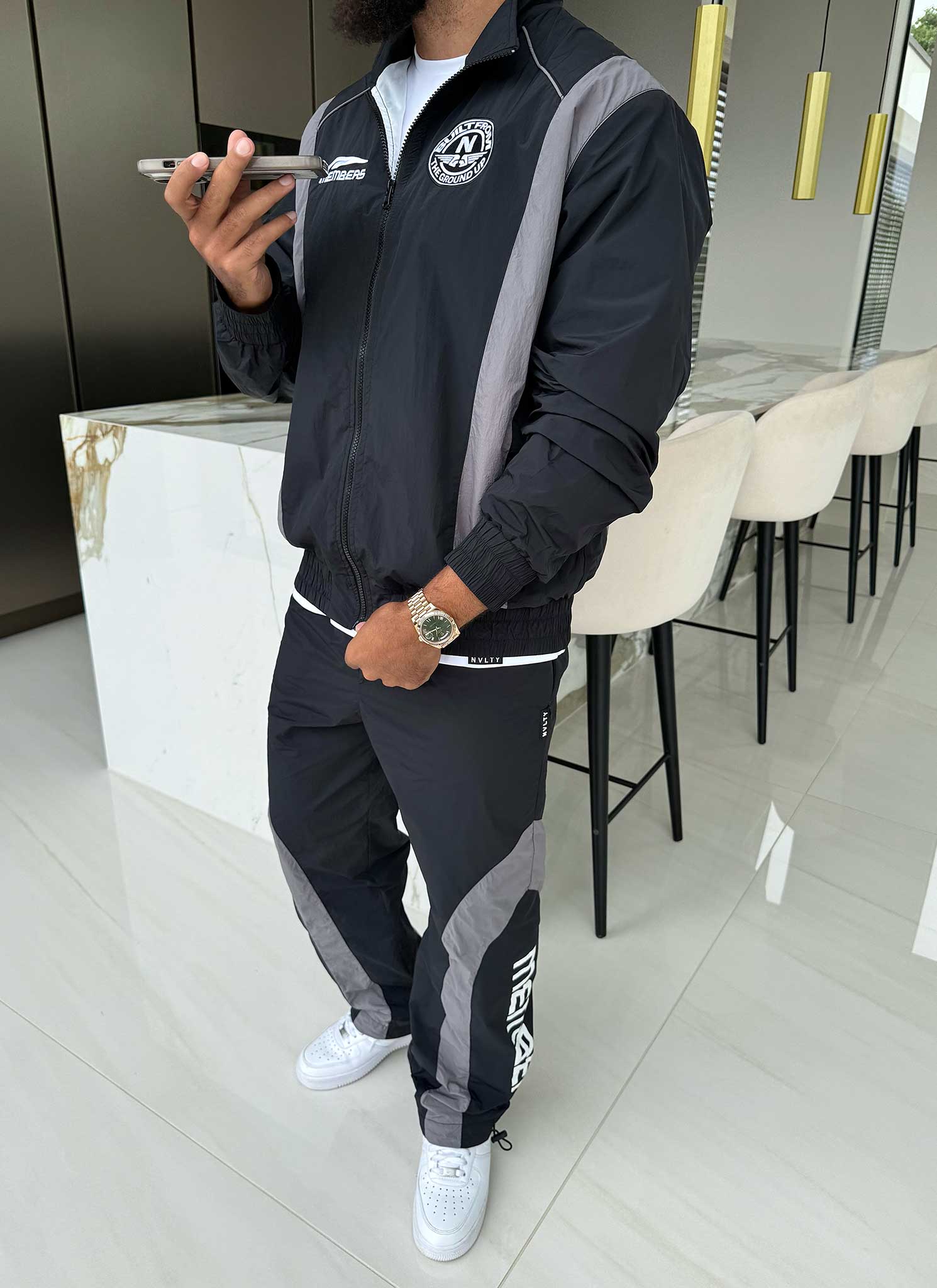 Members Track Pants - Black - Image 12