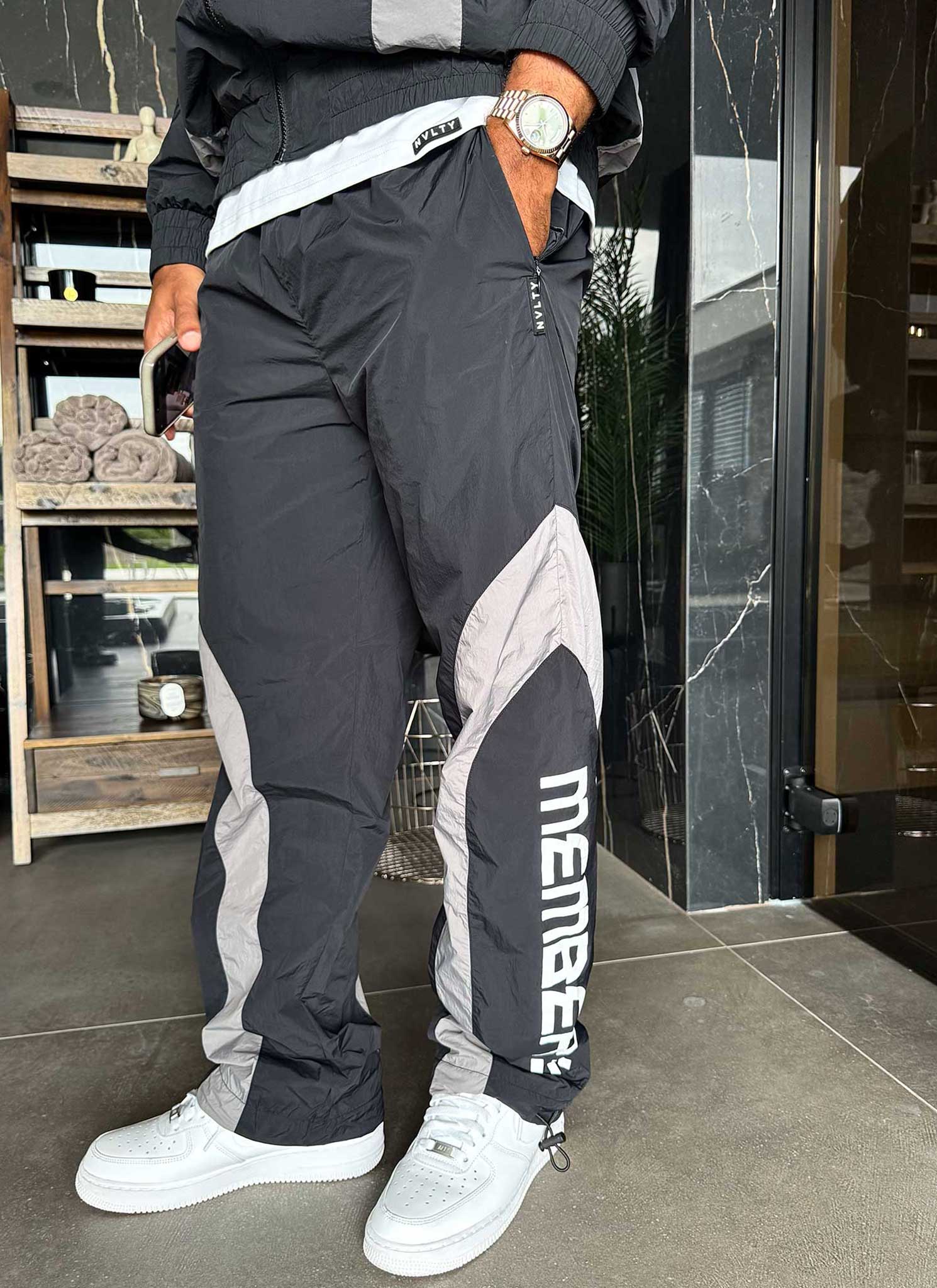 Members Track Pants - Black - Image 7