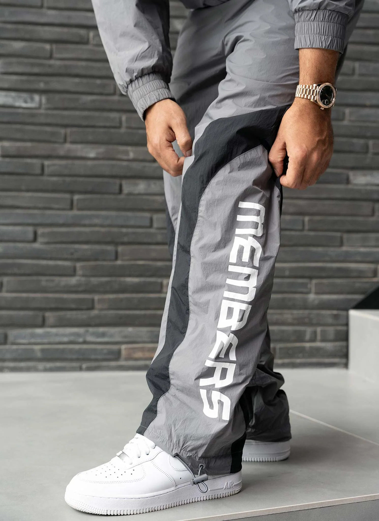 Members Track Pants - Grey - Image 10