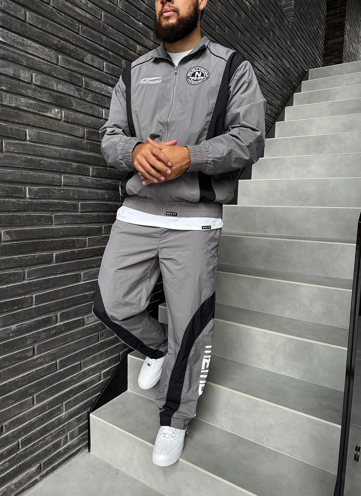 Members Track Pants - Grey - Image 9