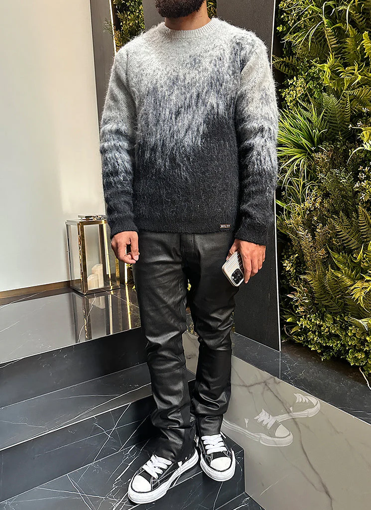 Mohair Gradient Sweater - Black - Image 12