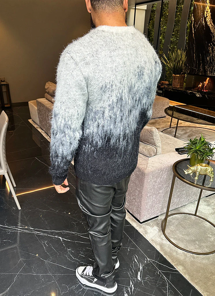 Mohair Gradient Sweater - Black - Image 18