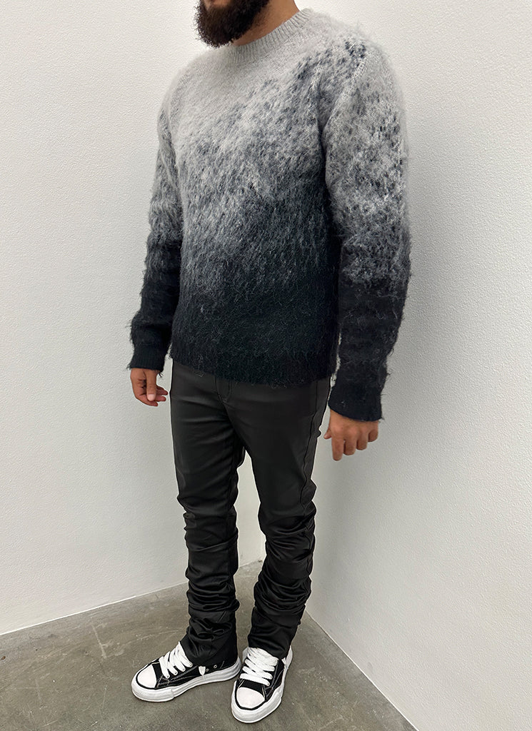 Mohair Gradient Sweater - Black - Image 21