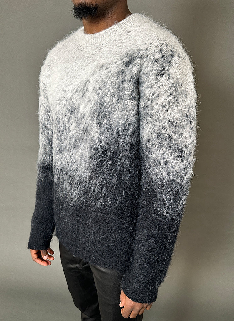 Mohair Gradient Sweater - Black - Image 23
