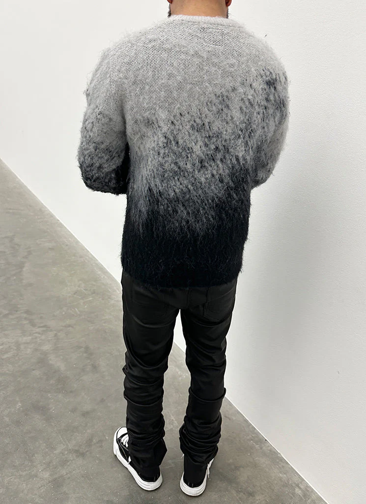 Mohair Gradient Sweater - Black - Image 24