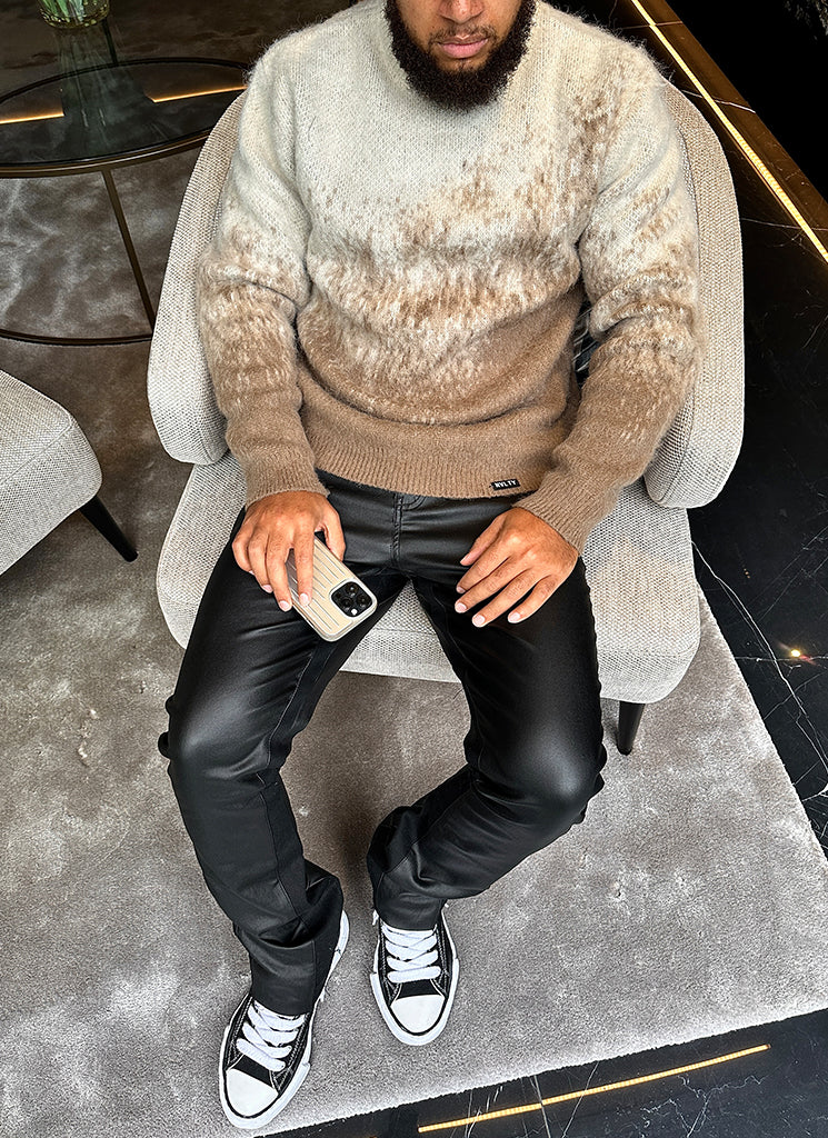 Mohair Gradient Sweater - Stone - Image 15