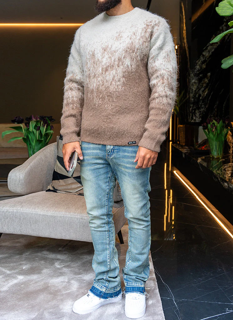 Mohair Gradient Sweater - Stone - Image 16