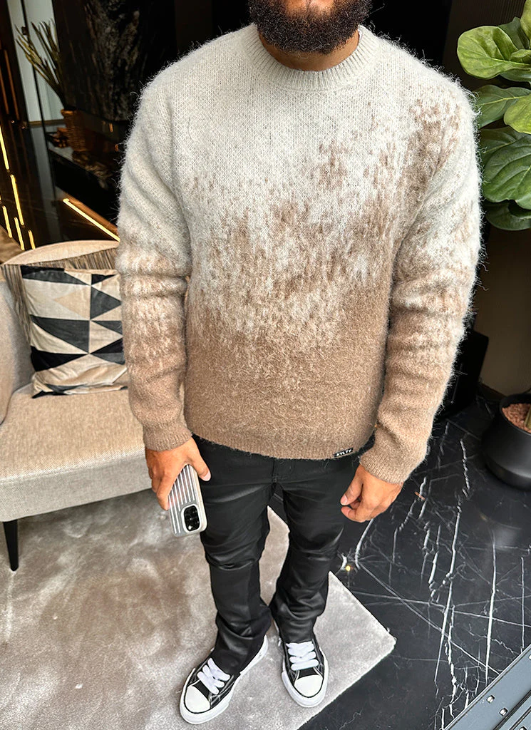 Mohair Gradient Sweater - Stone - Image 18
