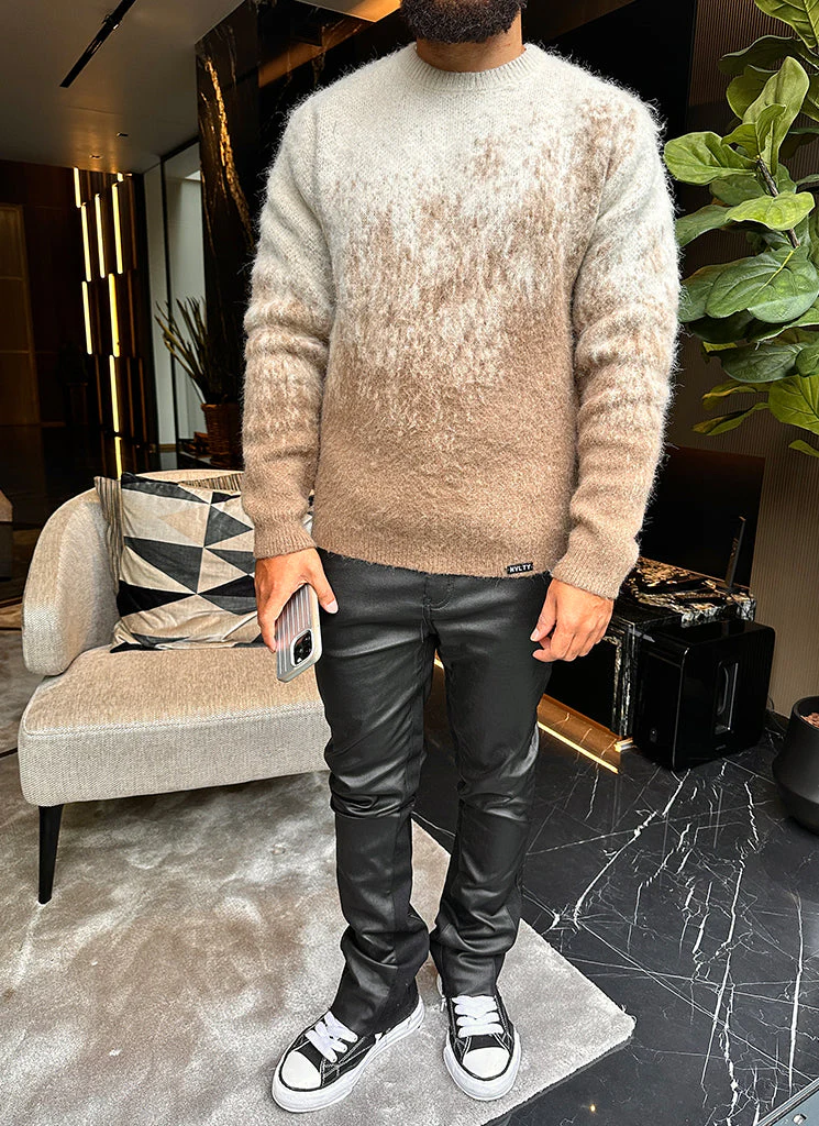 Mohair Gradient Sweater - Stone - Image 19
