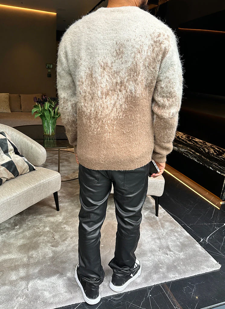 Mohair Gradient Sweater - Stone - Image 5