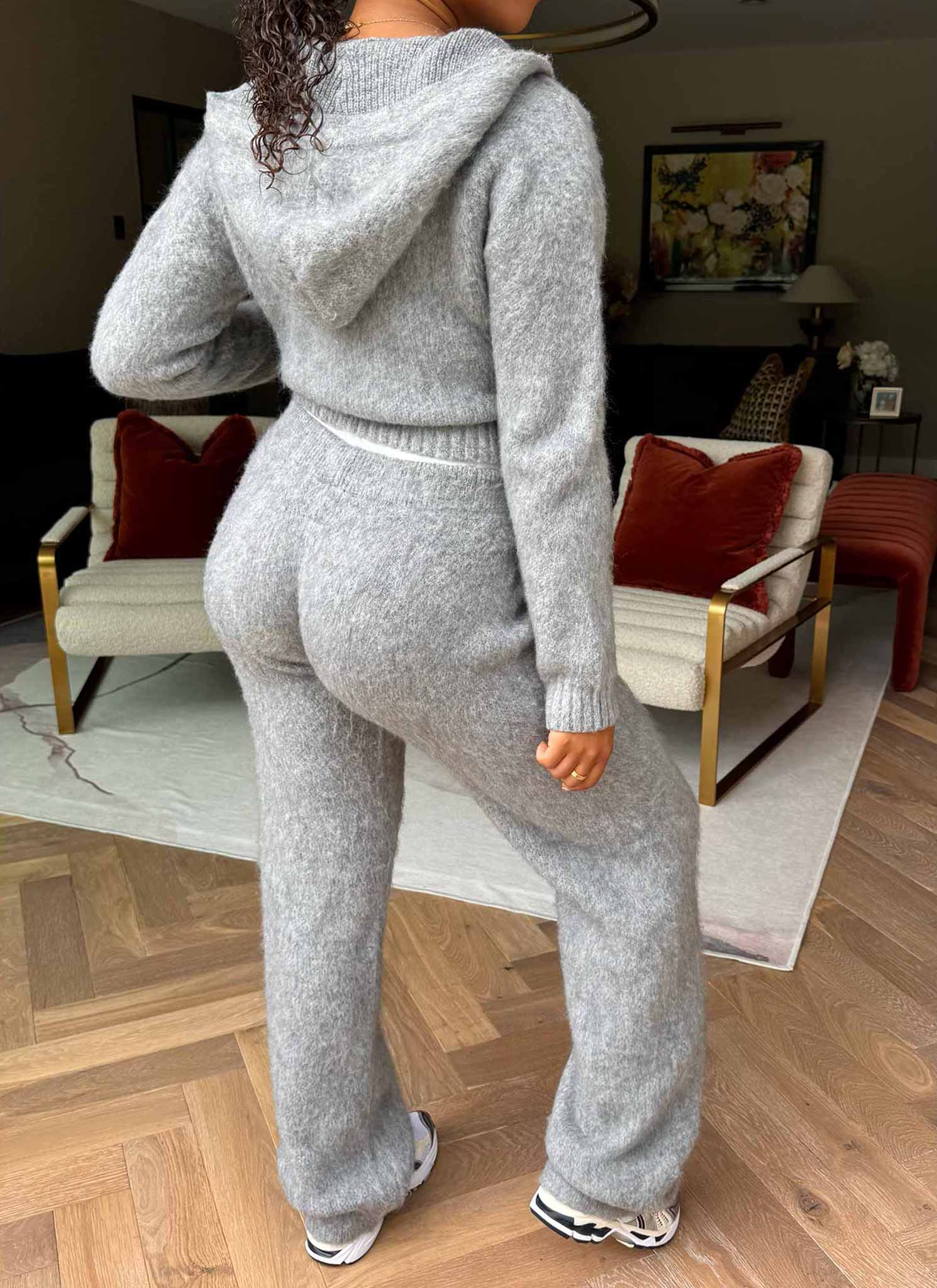 Mohair Joggers - Grey - Image 3