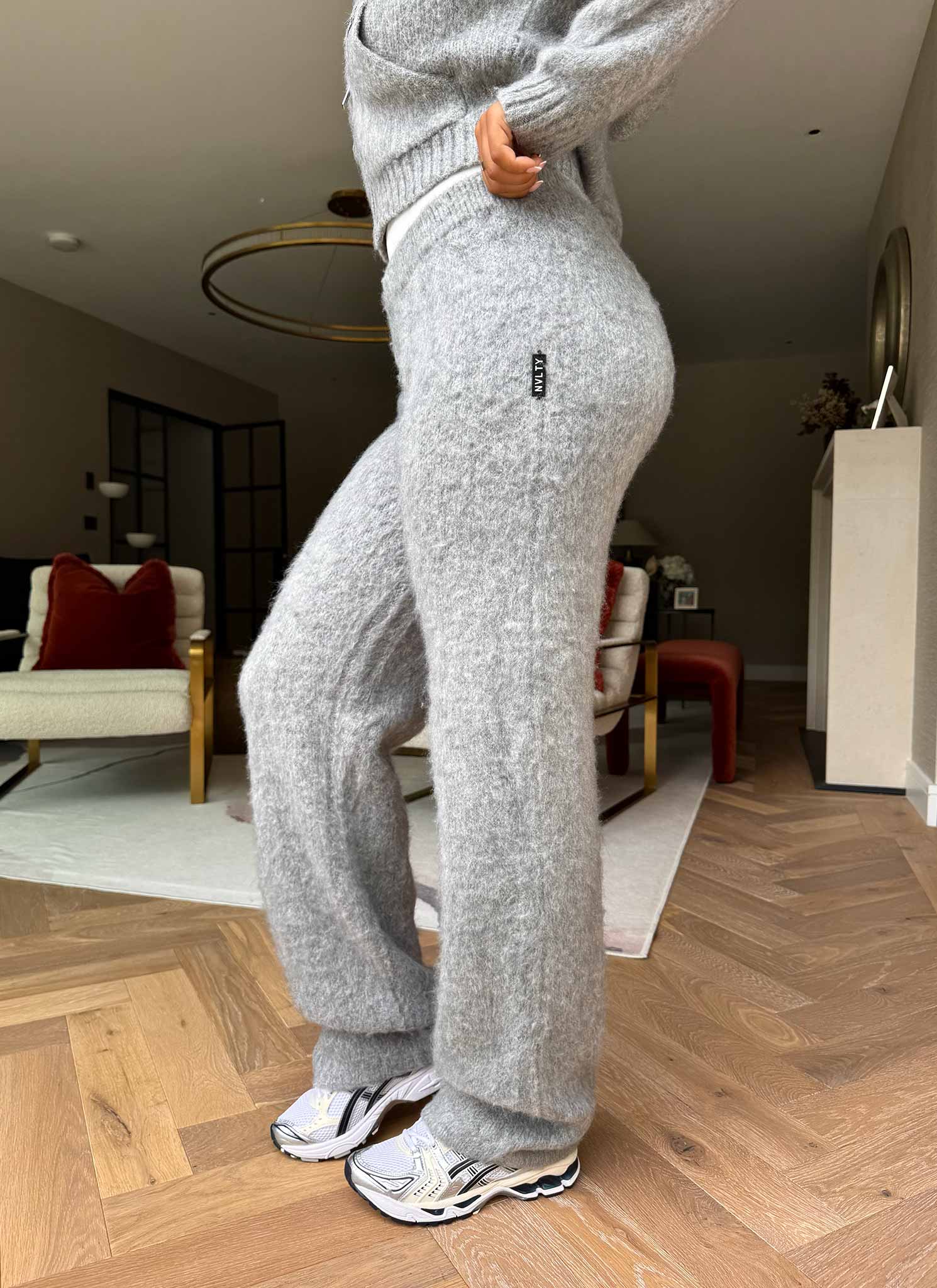 Mohair Joggers - Grey - Image 5