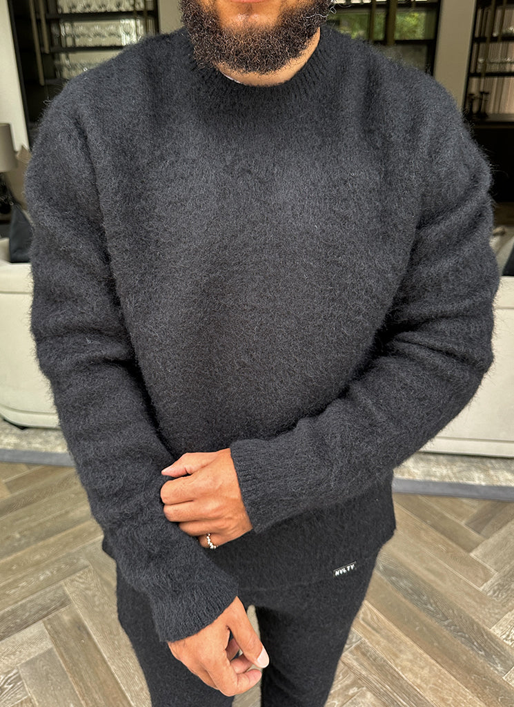 Mohair Sweater - Black - Image 5