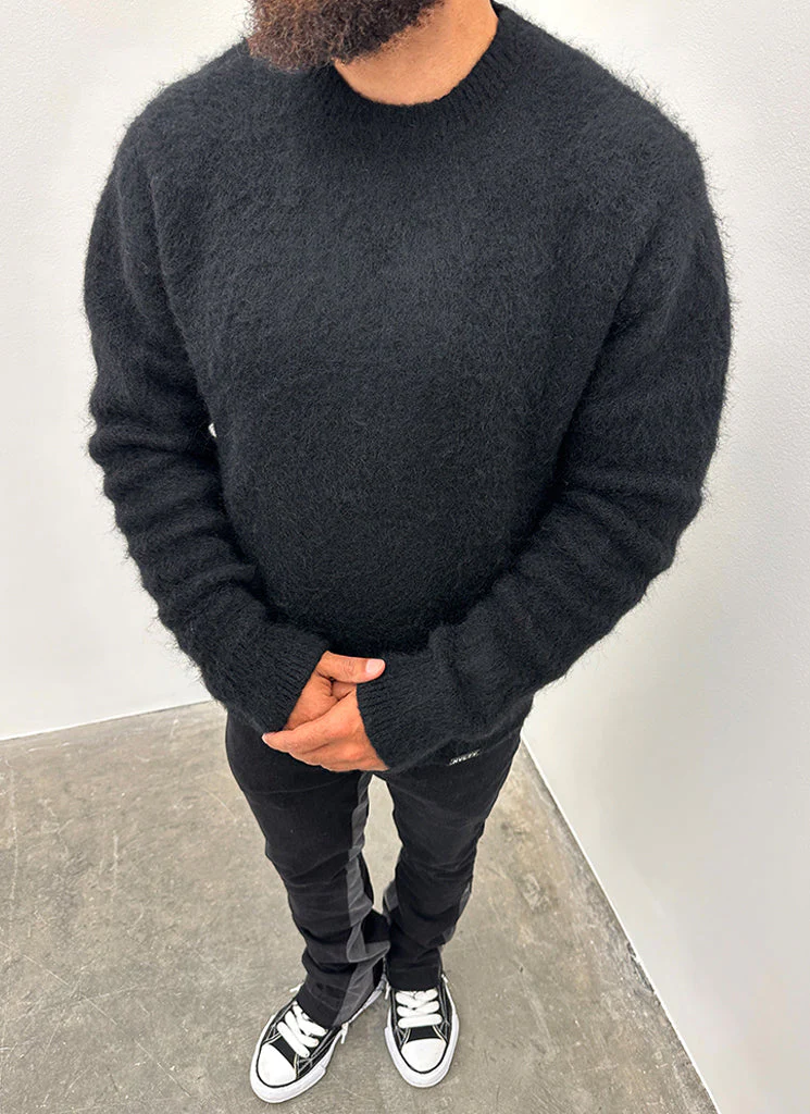 Mohair Sweater - Black - Image 9