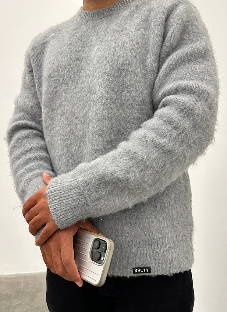 Mohair Sweater - Grey - Image 18