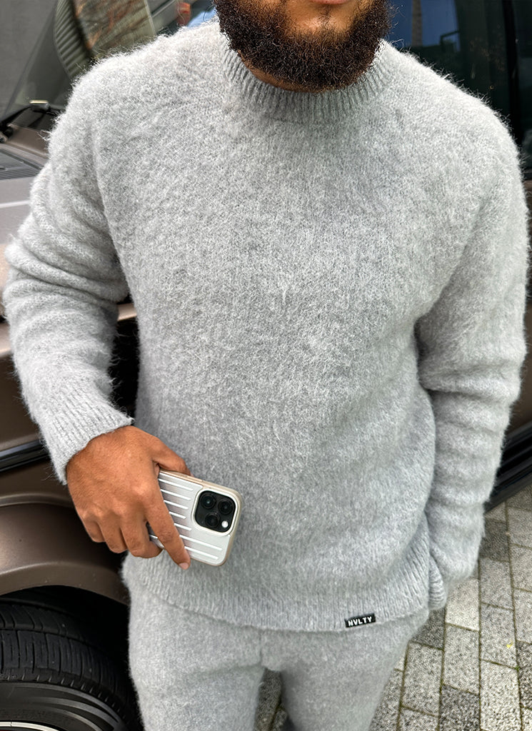 Mohair Sweater - Grey - Image 6