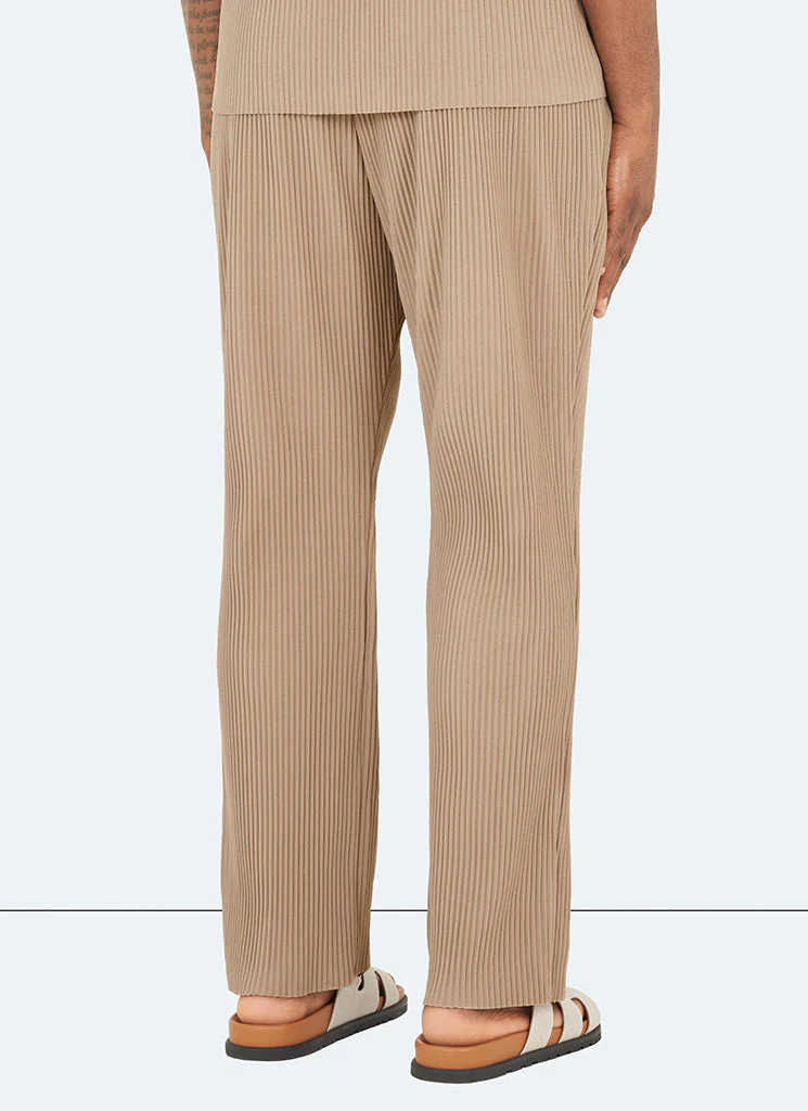 Pleated Trousers - Stone - Image 4