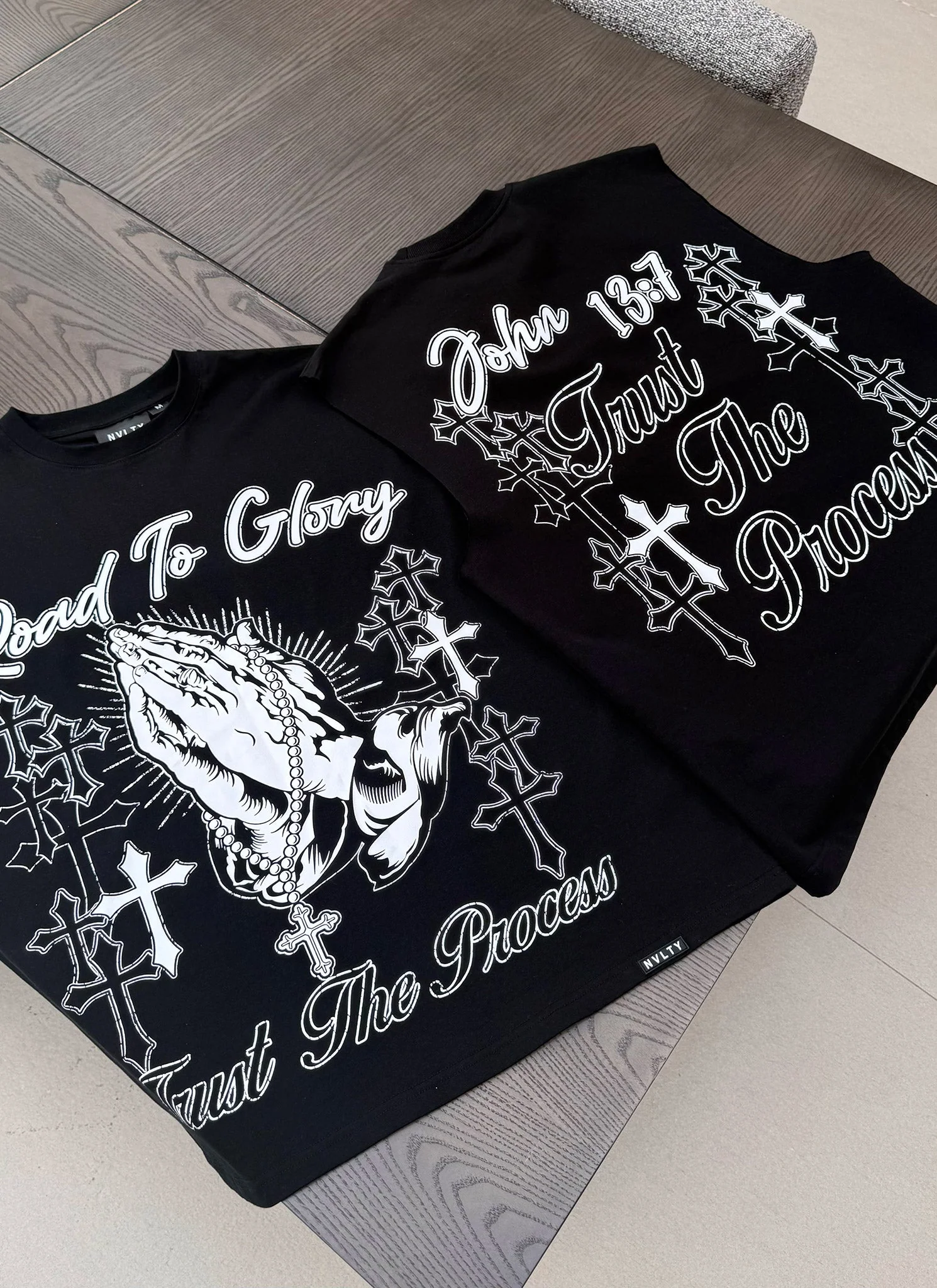 Road To Glory T-Shirt - Black - Image 7