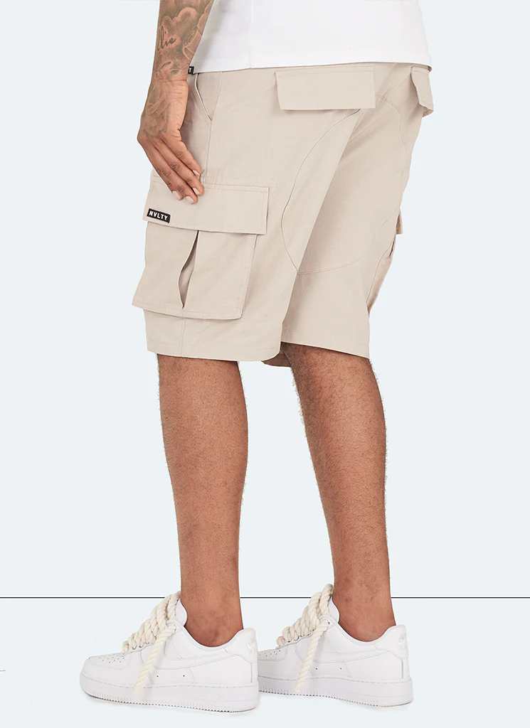 Vintage Cargo Shorts - Stone - Image 2