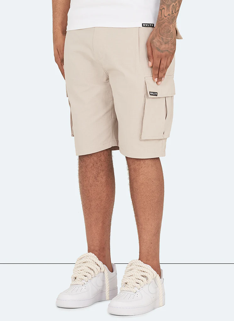Vintage Cargo Shorts - Stone - Image 4